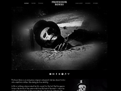 Professor Bones composer's site